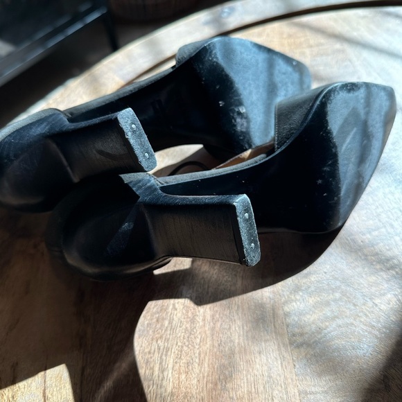 Vintage Hermès Brown T strap Pointed Toe heels size 37 - Picture 7 of 8